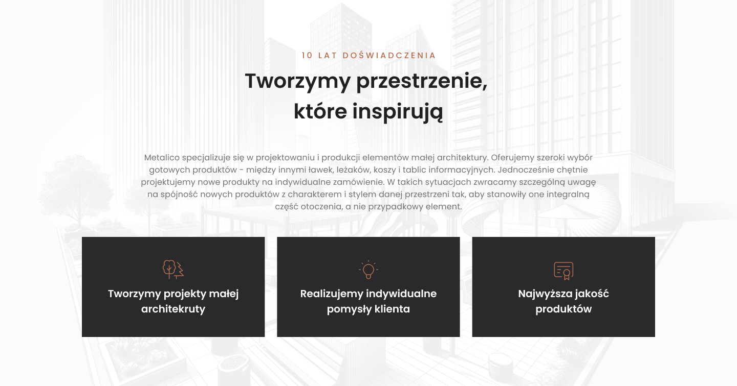 Tworzymy przestrzenie