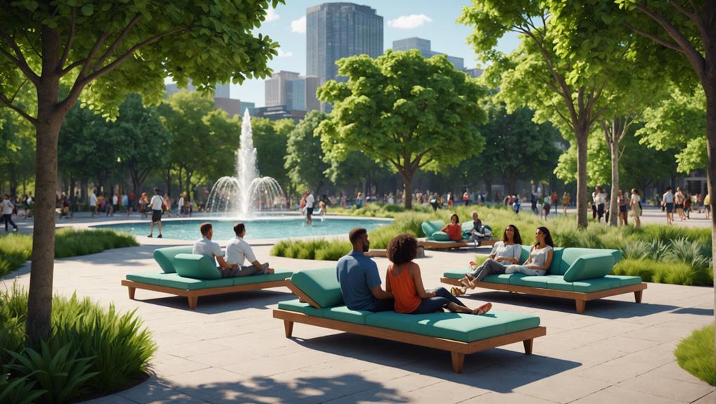 city loungers enhance park experience
